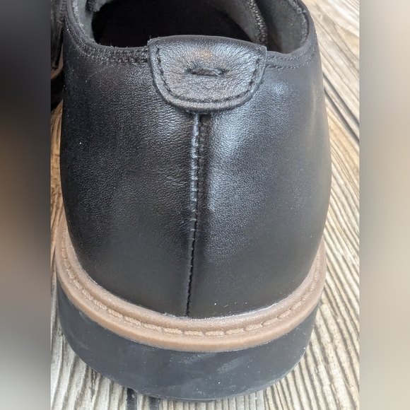 Clarks Collection Raisie Bloom Oxford Size 8.5 Black/Gray Tweed - Picture 9 of 12